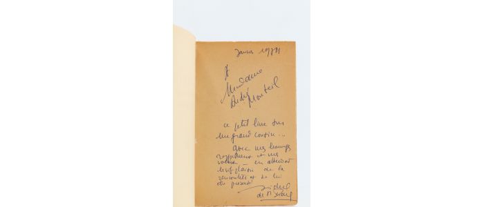 SAINT-PIERRE : Montherlant bourreau de soi-même - Autographe, Edition Originale - Edition-Originale.com