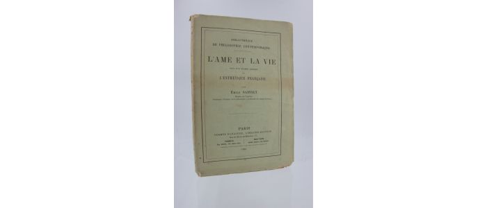 SAISSET : L'âme et la vie étude sur la renaissance de l'animisme - First edition - Edition-Originale.com