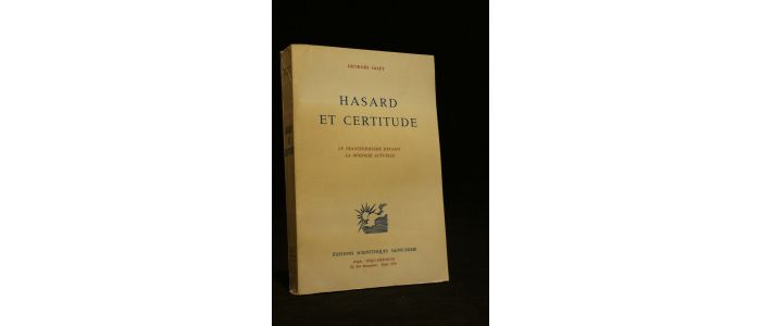 SALET : Hasard et certitude, le transformisme devant la biologie actuelle - First edition - Edition-Originale.com