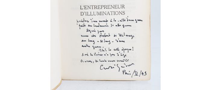 SALMON : L'entrepreneur d'illuminations - Signiert, Erste Ausgabe - Edition-Originale.com