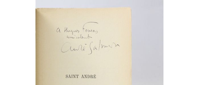 SALMON : Saint André - Autographe, Edition Originale - Edition-Originale.com