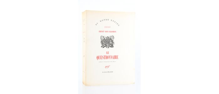 SALOMON : Le Questionnaire - Edition Originale - Edition-Originale.com