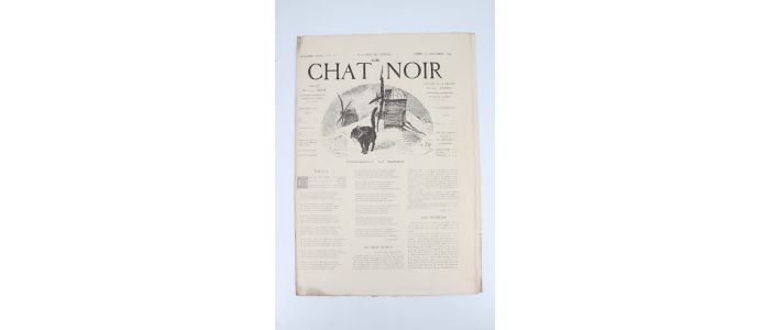 SAMAIN : Le Chat noir N°155 de la troisième année du samedi 27 Décembre 1884 - First edition - Edition-Originale.com