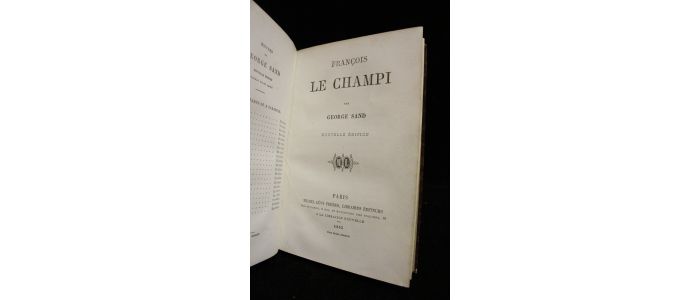 SAND : François le champi - Edition-Originale.com