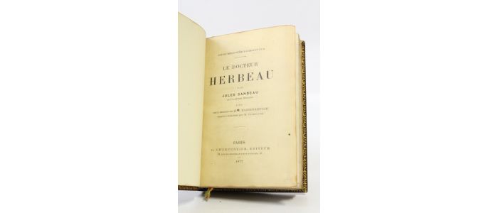 SANDEAU : Le docteur Herbeau - Edition-Originale.com