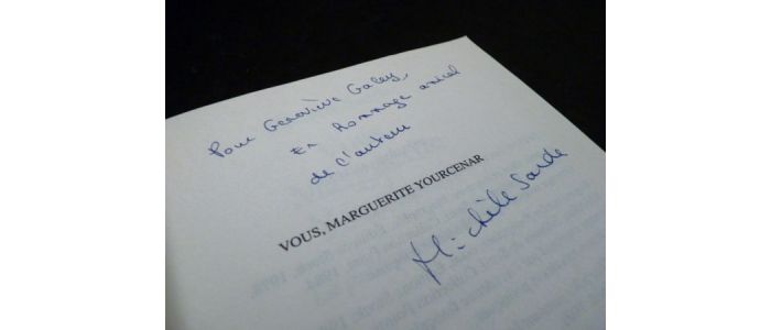 SARDE : Vous, Marguerite Yourcenar - Libro autografato, Prima edizione - Edition-Originale.com