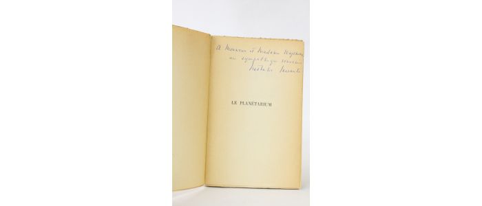 SARRAUTE : Le planétarium - Signed book, First edition - Edition ...