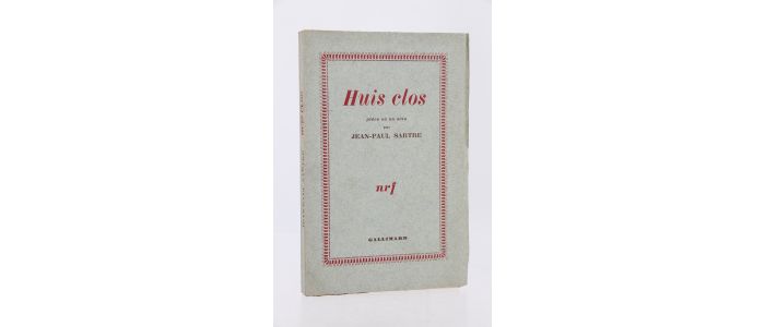 SARTRE : Huis clos - Prima edizione - Edition-Originale.com