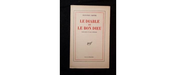 SARTRE : Le diable et le bon dieu - Edition-Originale.com