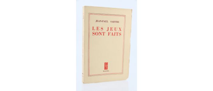 SARTRE : Les Jeux sont faits - Prima edizione - Edition-Originale.com