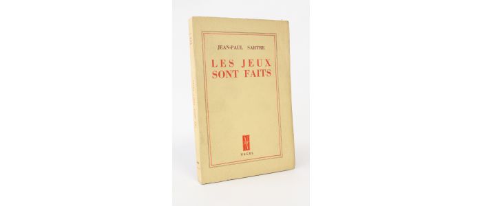 SARTRE : Les jeux sont faits - Prima edizione - Edition-Originale.com