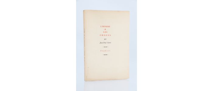 SARTRE : L'homme & les choses - First edition - Edition-Originale.com