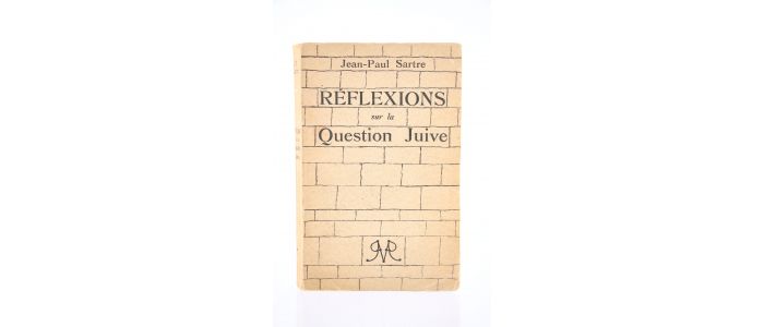 SARTRE : Réflexions sur la Question juive - Erste Ausgabe - Edition-Originale.com