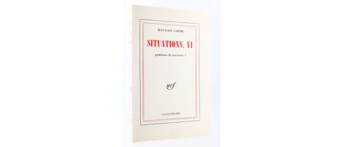 SARTRE : Situations, VI - Problèmes du marxisme - Edition Originale - Edition-Originale.com