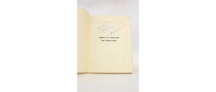 SAUVAGE : Jules et Edmond de Goncourt - Signed book, First edition - Edition-Originale.com
