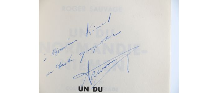 SAUVAGE : Un du Normandie-Niemen - Signed book, First edition - Edition-Originale.com