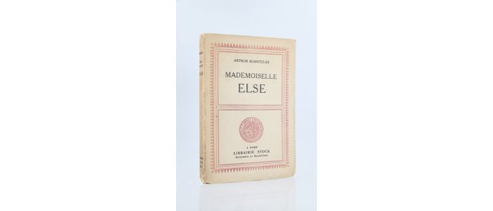SCHNITZLER : Mademoiselle Else - Prima edizione - Edition-Originale.com