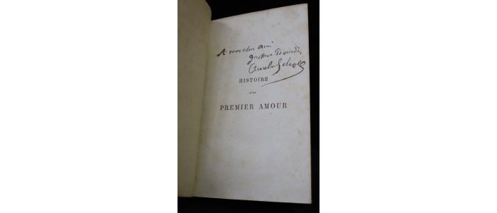 SCHOLL : Histoire d'un premier amour - Autographe, Edition Originale - Edition-Originale.com