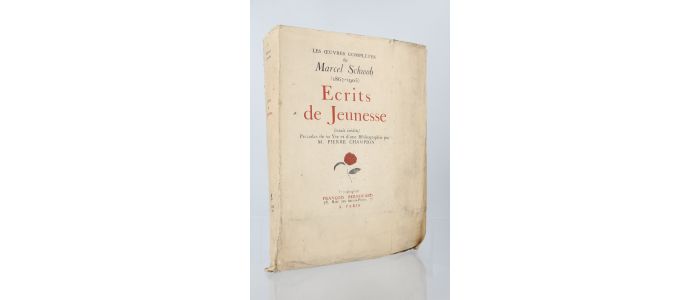 SCHWOB : Ecrits de jeunesse (essais inédits) - Prima edizione - Edition-Originale.com