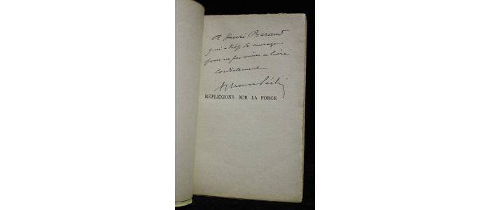 SECHE : Réflexions sur la force - Libro autografato, Prima edizione - Edition-Originale.com