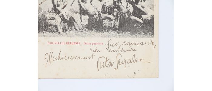 SEGALEN : Carte postale autographe signée envoyée depuis Nouméa et adressée à Emile Mignard - Libro autografato, Prima edizione - Edition-Originale.com