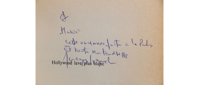 SEGUELA : Hollywood lave plus blanc - Libro autografato, Prima edizione - Edition-Originale.com