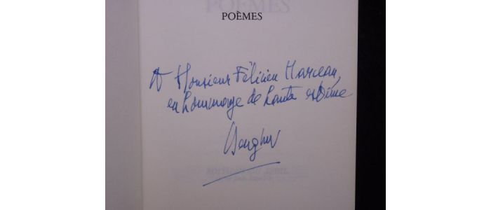 SENGHOR : Poèmes.  - Autographe, Edition Originale - Edition-Originale.com