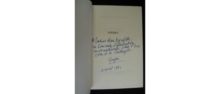 SENGHOR : Poèmes - Autographe, Edition Originale - Edition-Originale.com