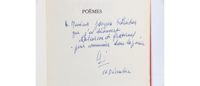 SENGHOR : Poèmes - Libro autografato - Edition-Originale.com