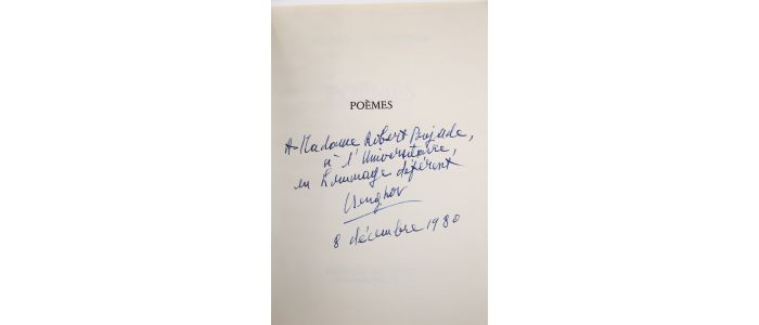 SENGHOR : Poèmes - Signiert - Edition-Originale.com