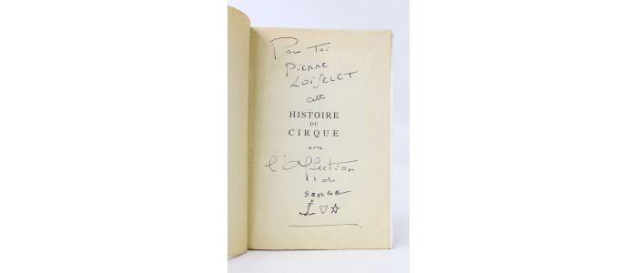 SERGE : Histoire du cirque - Libro autografato, Prima edizione - Edition-Originale.com