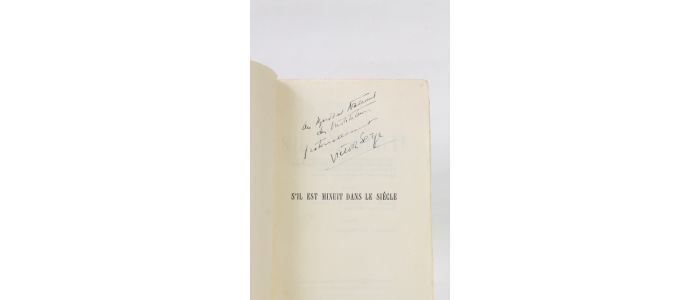 SERGE : S'il est minuit dans le siècle - Signed book, First edition - Edition-Originale.com