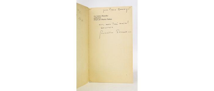SERREAU : Ricercare - Signed book, First edition - Edition-Originale.com