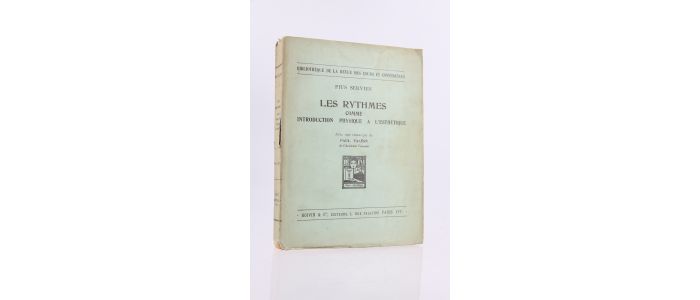 SERVIEN : Les rythmes comme introduction physique à l'esthétique - First edition - Edition-Originale.com