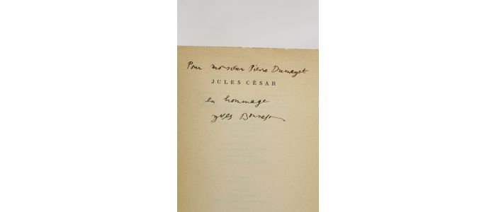 SHAKESPEARE : Jules César - Libro autografato, Prima edizione - Edition-Originale.com