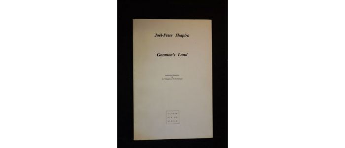 SHAPIRO : Gnomon's land - Libro autografato, Prima edizione - Edition-Originale.com