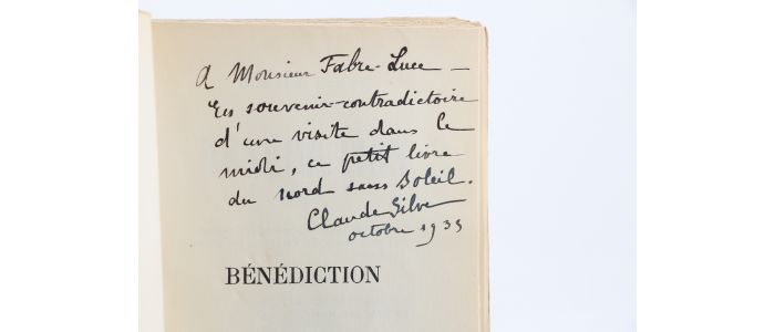 SILVE : Bénédiction - Libro autografato, Prima edizione - Edition-Originale.com