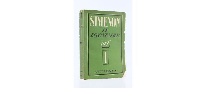 SIMENON : Le locataire - Erste Ausgabe - Edition-Originale.com
