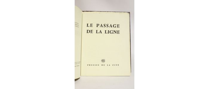 SIMENON : Le passage de la ligne - Prima edizione - Edition-Originale.com