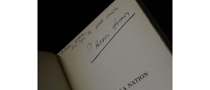 SIMON : L'école et la nation. Aspects de l'Education Nationale - Autographe, Edition Originale - Edition-Originale.com