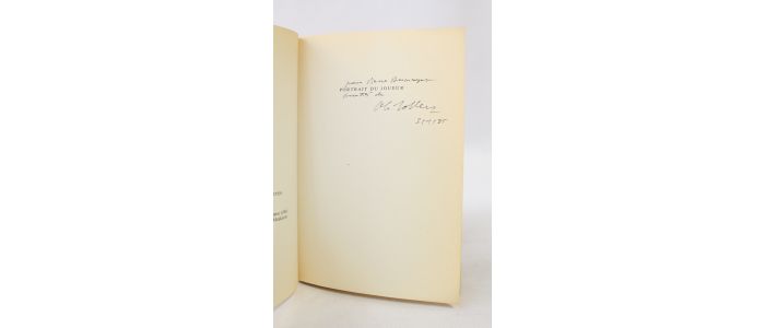SOLLERS : Portrait du joueur - Signed book, First edition - Edition-Originale.com
