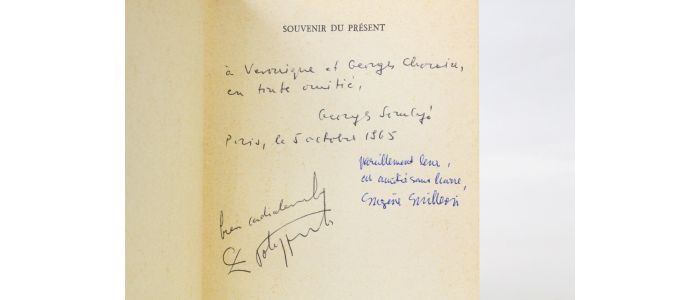 SOMLYO : Souvenir du présent - Autographe, Edition Originale - Edition-Originale.com