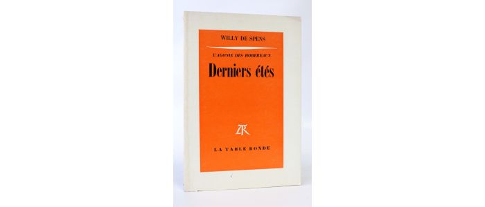 SPENS : Derniers étés - Autographe, Edition Originale - Edition-Originale.com