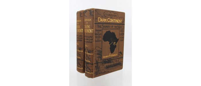 STANLEY : Through the dark continent or the sources of the Nile around the great lakes of equatorial Africa and down the Livingstone river to the atlantic ocean - Prima edizione - Edition-Originale.com