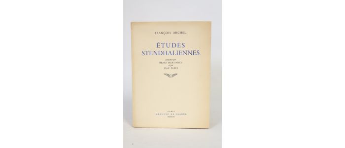STENDHAL : Etudes stendhaliennes - Prima edizione - Edition-Originale.com