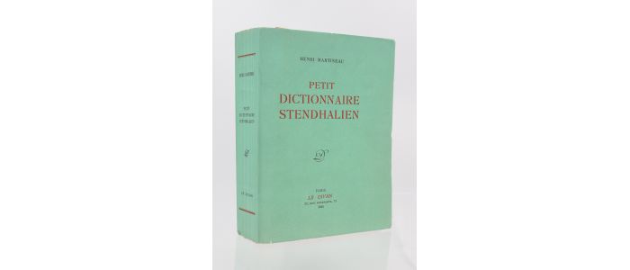 STENDHAL : Petit dictionnaire stendhalien - Prima edizione - Edition-Originale.com