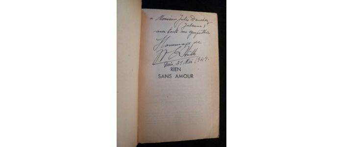 STUBBS : Contre l'art de duper, rien sans amour - Signed book, First edition - Edition-Originale.com
