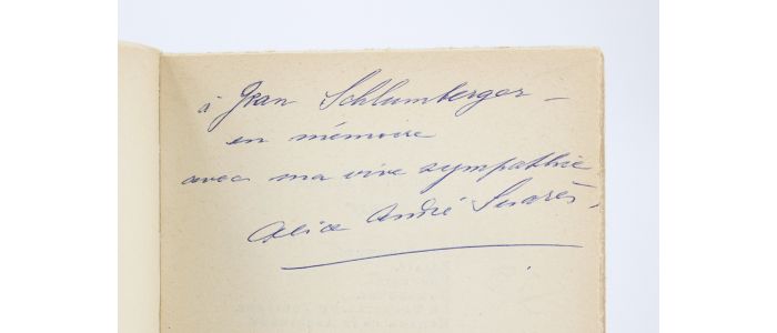 SUARES : Ignorées du destinataire - Lettres inédites - Autographe, Edition Originale - Edition-Originale.com