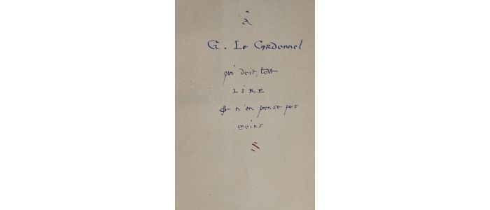 SUARES : Trois grands vivants - Autographe, Edition Originale - Edition-Originale.com