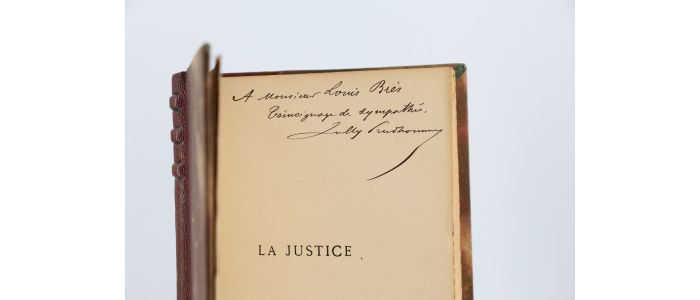 SULLY PRUDHOMME : La justice - Signed book, First edition - Edition-Originale.com